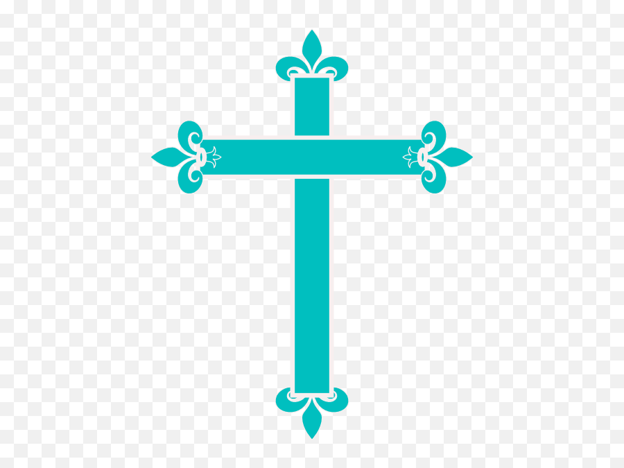 Blue Cross Clip Art - Blue Cross Baptism Vector Png,Blue Cross Png