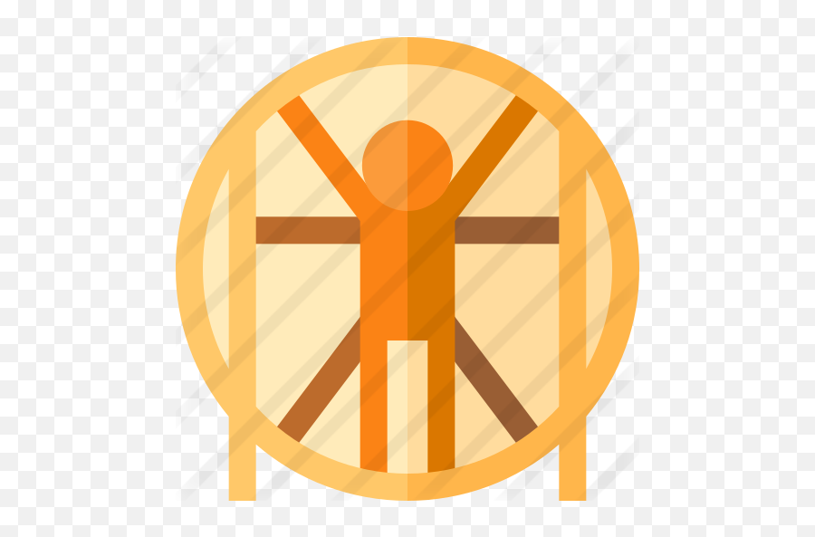 Icon Illustration Vitruvian Man - Circle Png,Vitruvian Man Logo