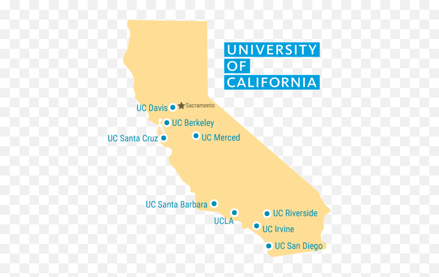 Folsom Lake College - Uc Schools On Map Png,University Of California San Diego Logo