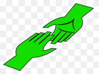How To Set Use Mint Green Hands Clipart - Helping No Background png