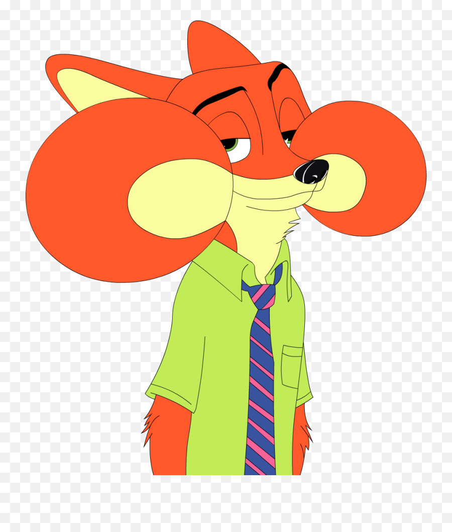 Nick Wilde Bigger Puffy Cheeks - Puffy Cheeks Cartoon Png,Nick Wilde Png