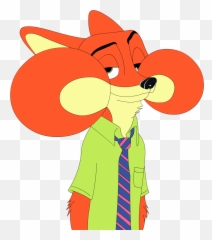 Nick Wilde Bigger Puffy Cheeks - Puffy Cheeks Cartoon Png,Nick Wilde Png