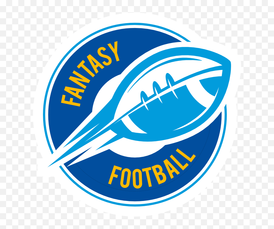 Custom Fantasy Football Circle Sticker - Language Png,Fantasy Football Logo Images