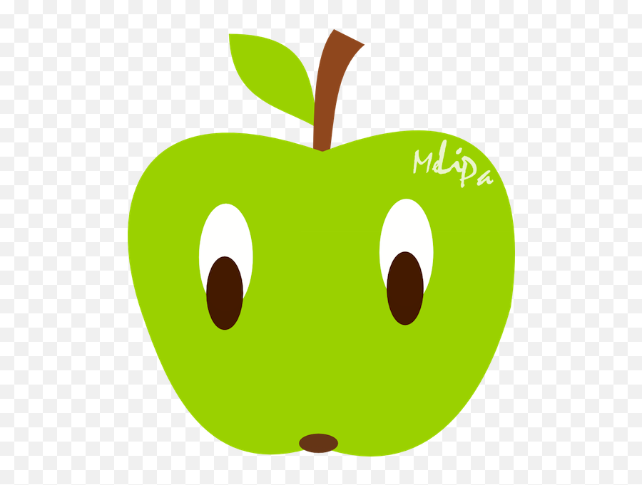 Free Kawaii Apple Illustration Clipart Graphic - Clip Art Png,Apple Clipart Transparent