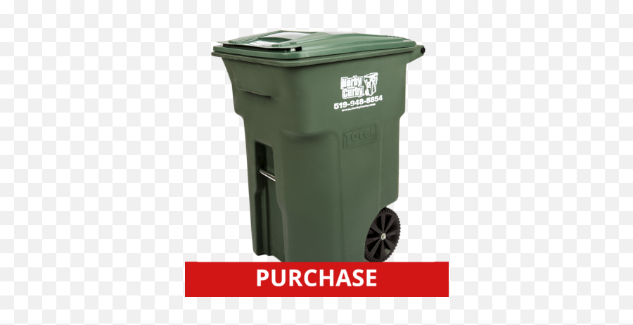 Recycle Container Large - 96 Gal 360 L Herby Curby Waste Container Lid Png,Recycling Bin Png