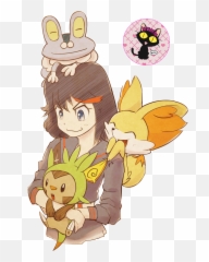 Ryuko Matoi Chespin Fennekin Froakie - Fictional Character png