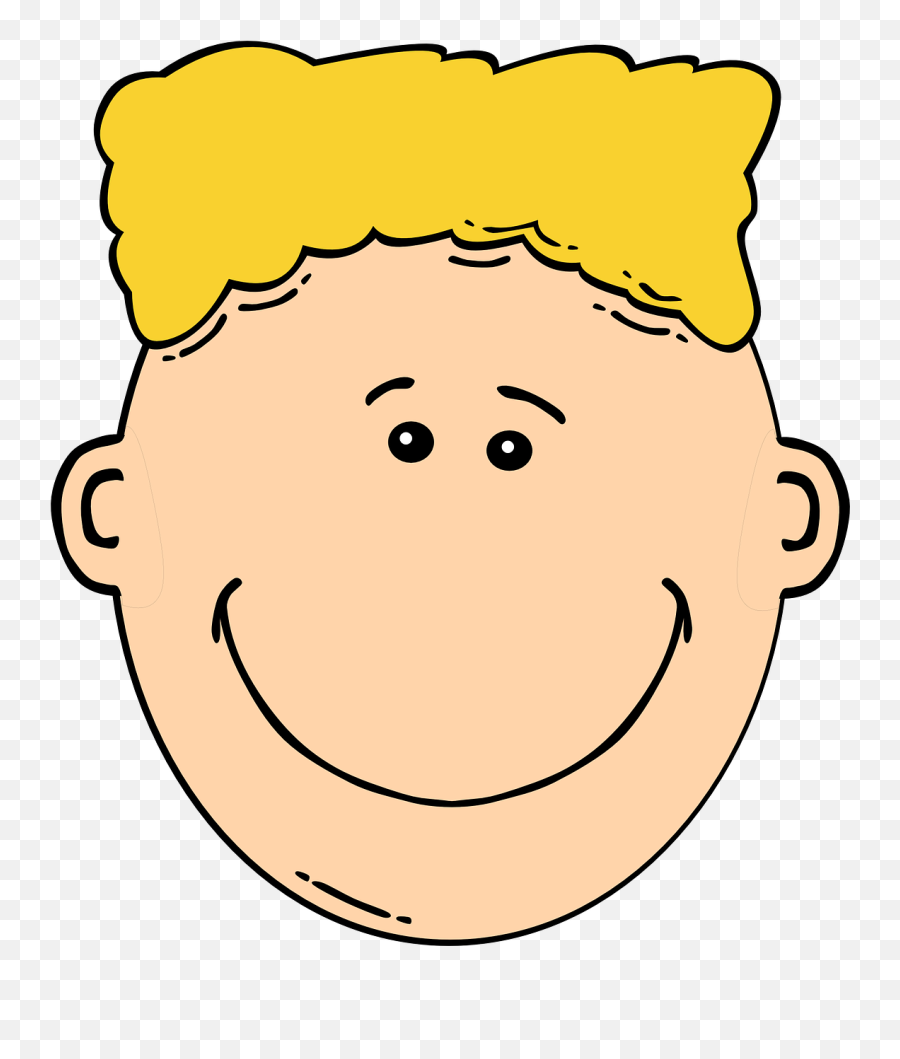 Download Boy Happy Smiling Smile Blond - Smiling Boy Clipart Png,Transparent Happy Face