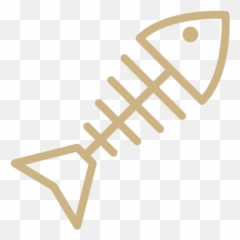 Download Hd Icon Fish Bone - Transparent PNG Image Horizontal