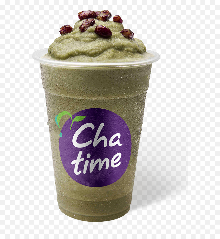Matcha Red Bean Smoothie Review - Matcha Latte Ice Tea Fresh Png,Green ...