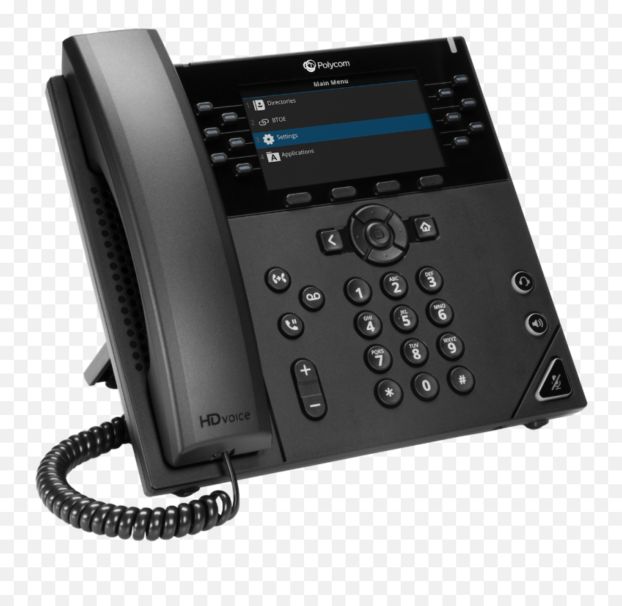 Vvx 450 - Twelveline Color Ip Desk Phone Poly Formerly Vvx 450 Polycom Png,Desk Top Phone Icon