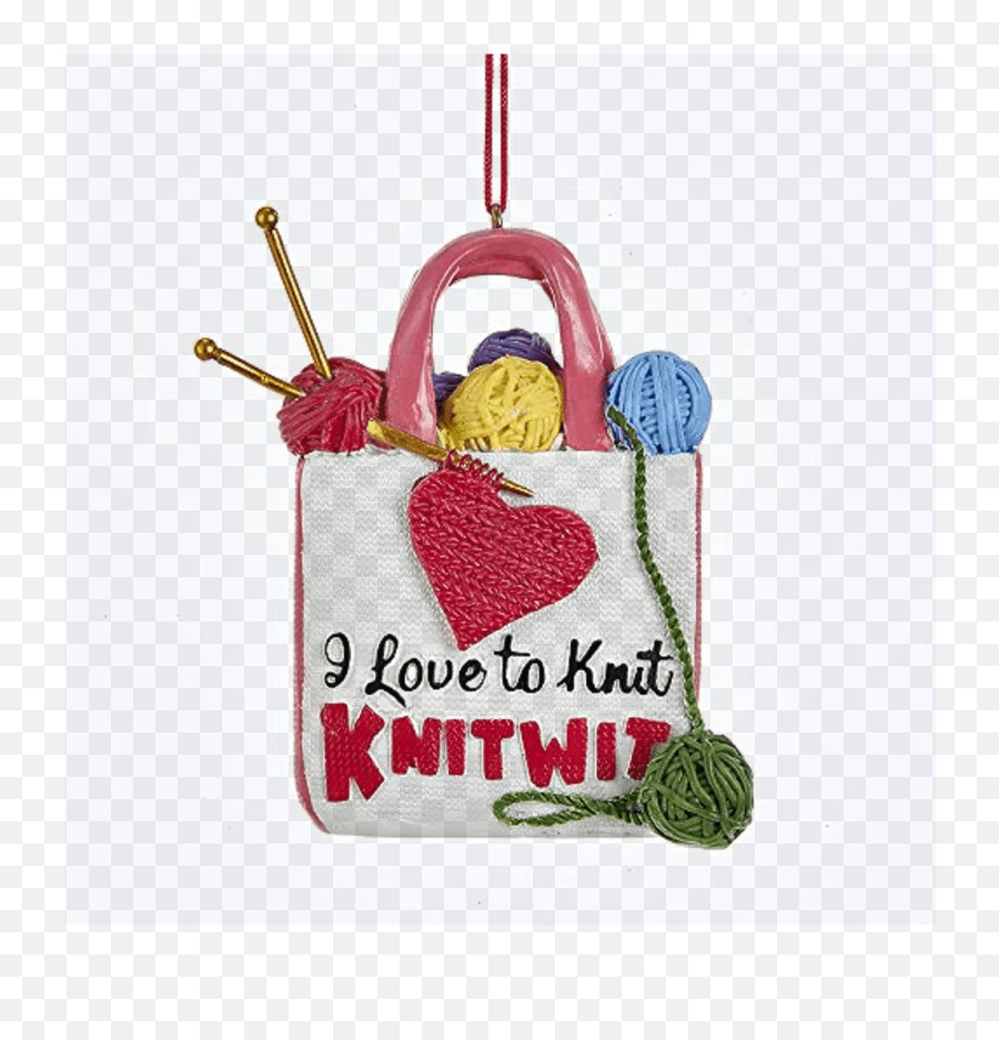 Kurt Adler Love To Knitting - Crochet Png,Knitting Png