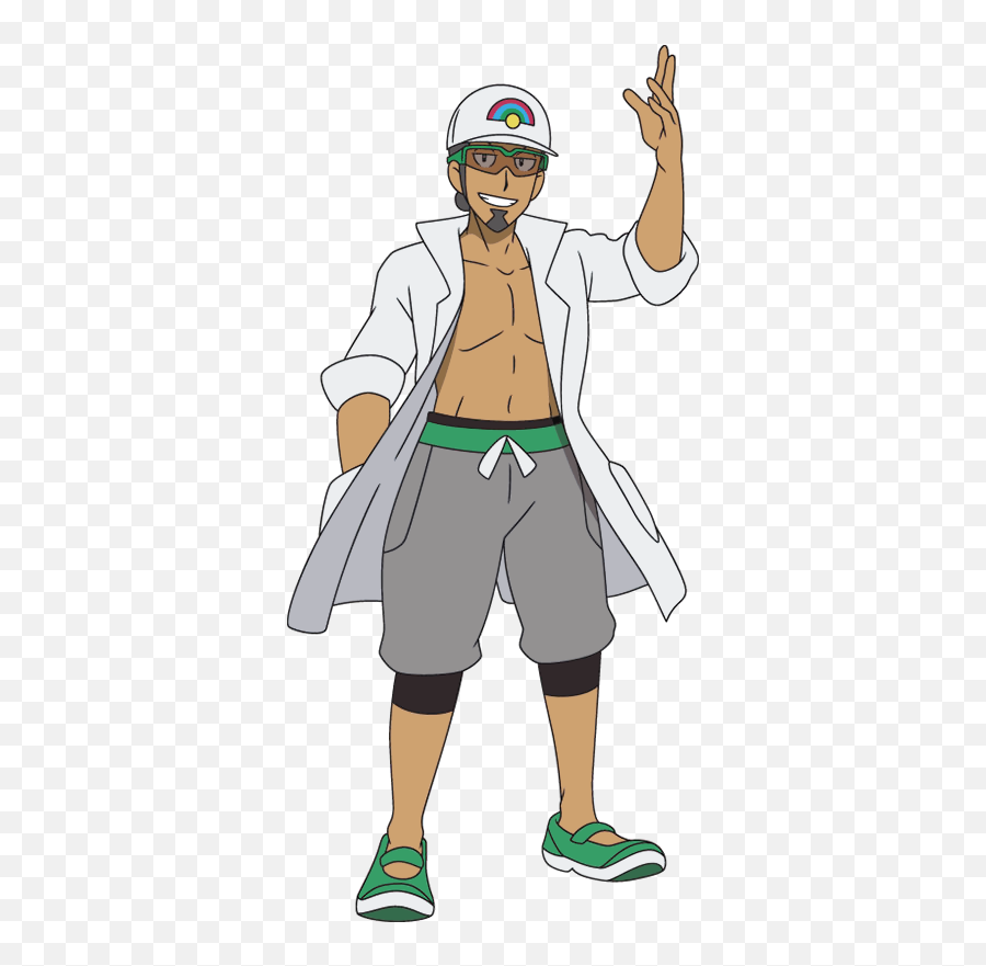 Professor Kukui - Pokemon Professor Kukui Png,Incinaroar Icon