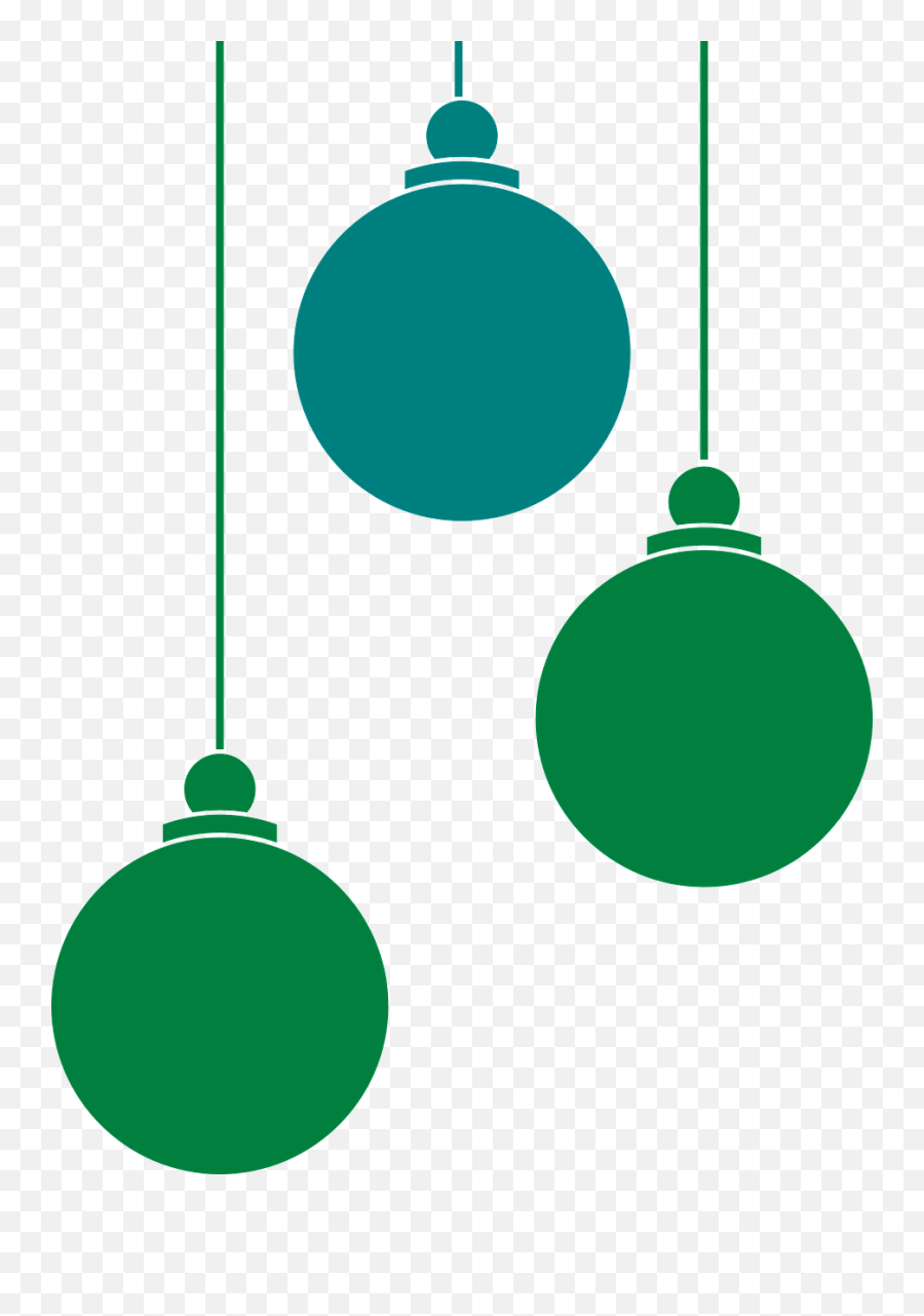 Balls Hanging Ornaments - Christmas Ball Vector Png,Ornaments Png
