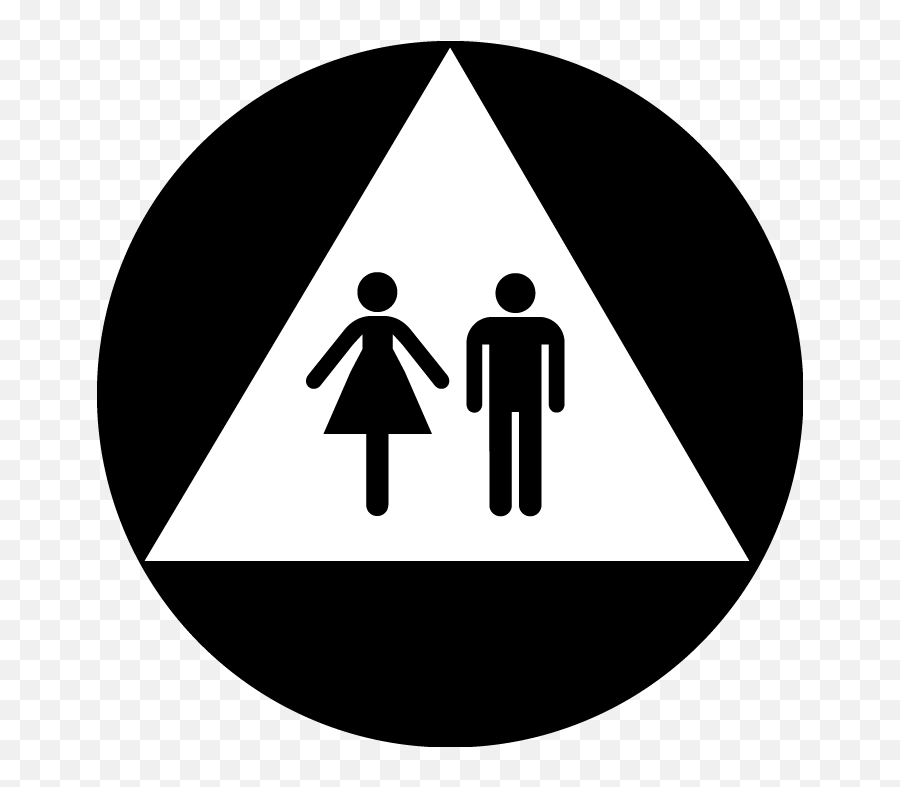 All Gender Ca Restroom Door Symbol Set - California Unisex Restroom Signs Png,Restrooms Icon