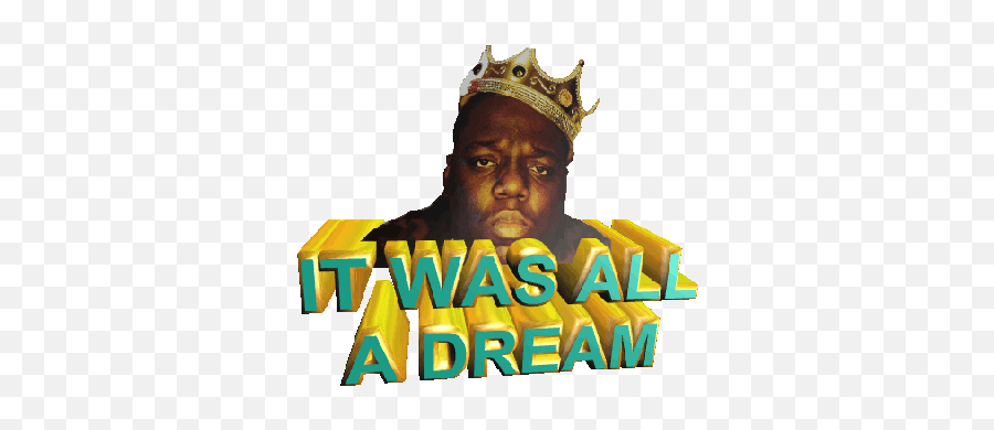 Dream Gif - All A Dream Biggie Gif Png,Tupac Transparent
