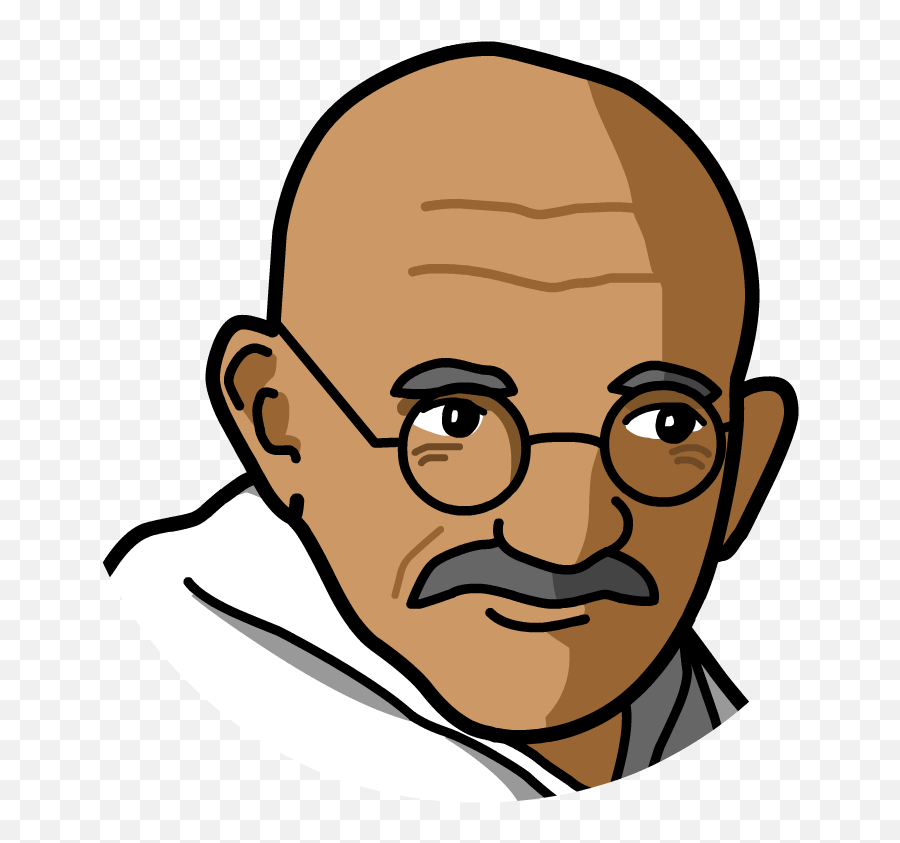 Martin Luther Clipart Icon - Cartoon Image Of Mahatma Gandhi Png,Martin Luther King Jr Icon