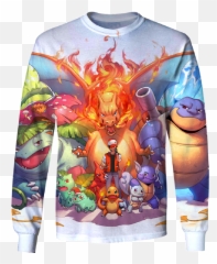Venusaur Charizard Blastoise U2013 Ghibli Fashion - Pokemon Wallpaper 4k Android Png,Venusaur Png
