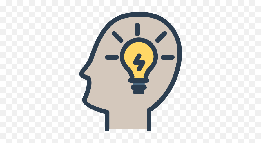 Head Ideas Improve Light Bulb Mind - Mind Light Bulb Icon Png,Idea Icon Png