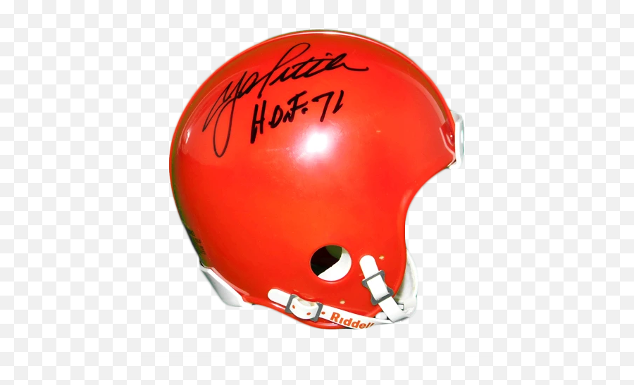 Ya Tittle Signed Hof U002771 In Black Red Mini Helmet Jsa Ebay - For American Football Png,Riddell Speed Icon