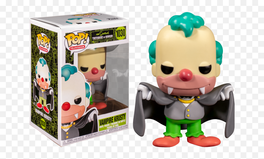 The Simpsons - Vampire Krusty Pop Vinyl 1030 Funko Pop Simpsons Vampire Krusty Png,Simpsons Buddy Icon