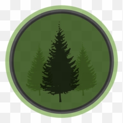 Evergreen Symbol 2 Clip Art - vector clip art Pine Tree Clipart Black And White png