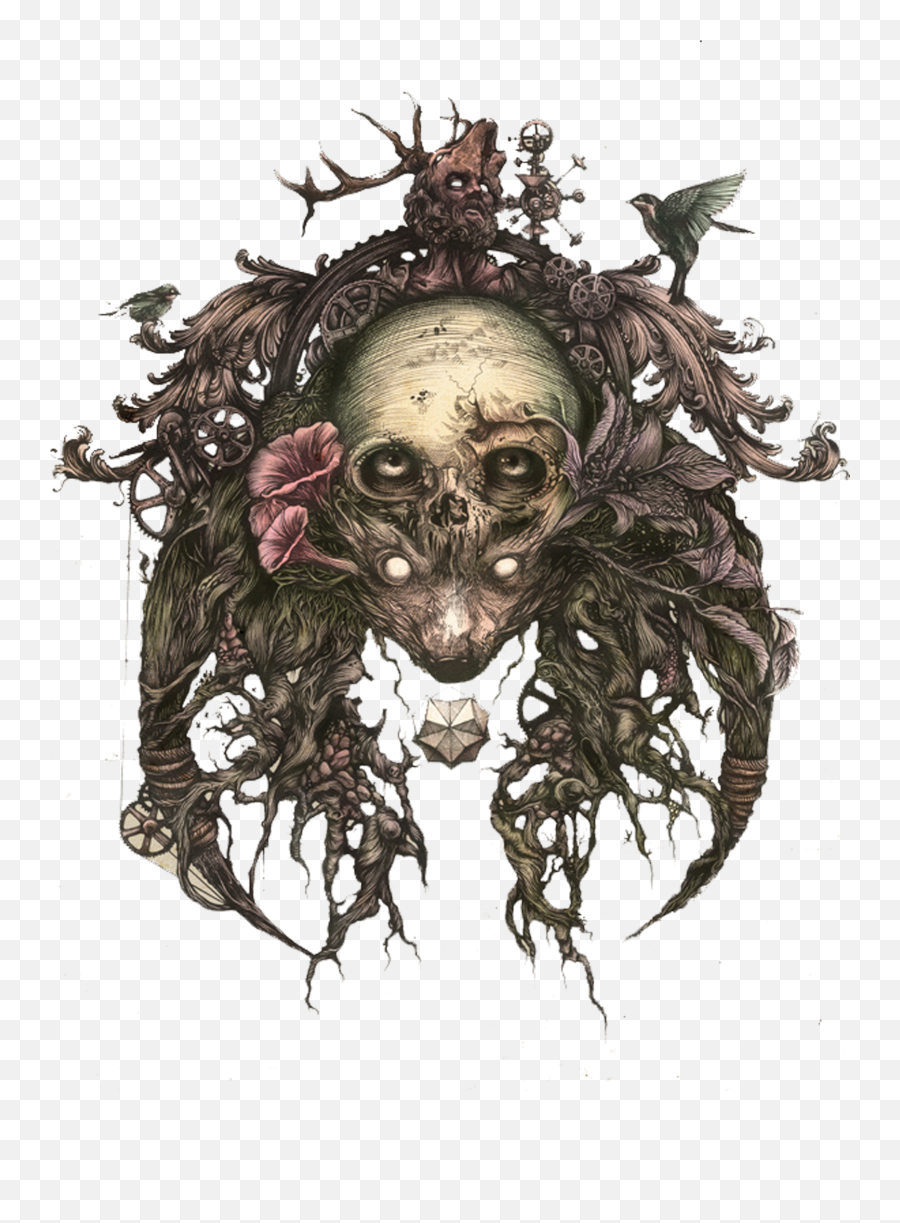 Download Art Skull Illustration France Painting Drawing Png