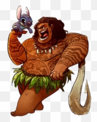 Stitch - Lilo And Stitch Moana Png,Maui Moana Png