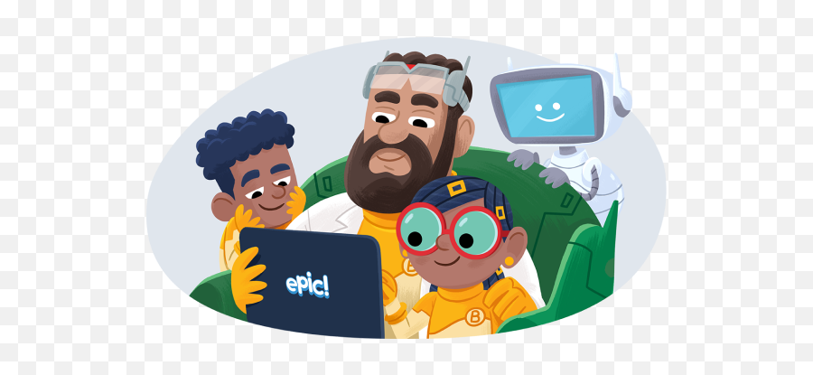 Log In - Epic Com Students Png,Kids Reading Icon