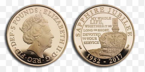 Sapphire Jubilee Coin News Png
