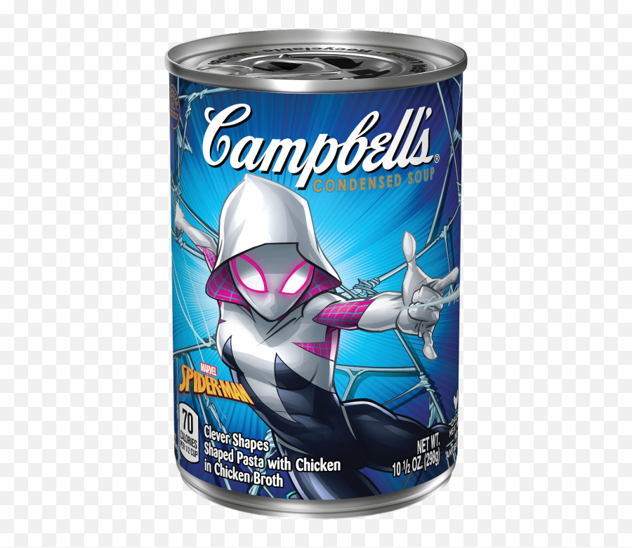 Campbellu0027s Condensed Marvelu0027s Spider - Gwen Soup French Onion Soup Png,Spider Gwen Png
