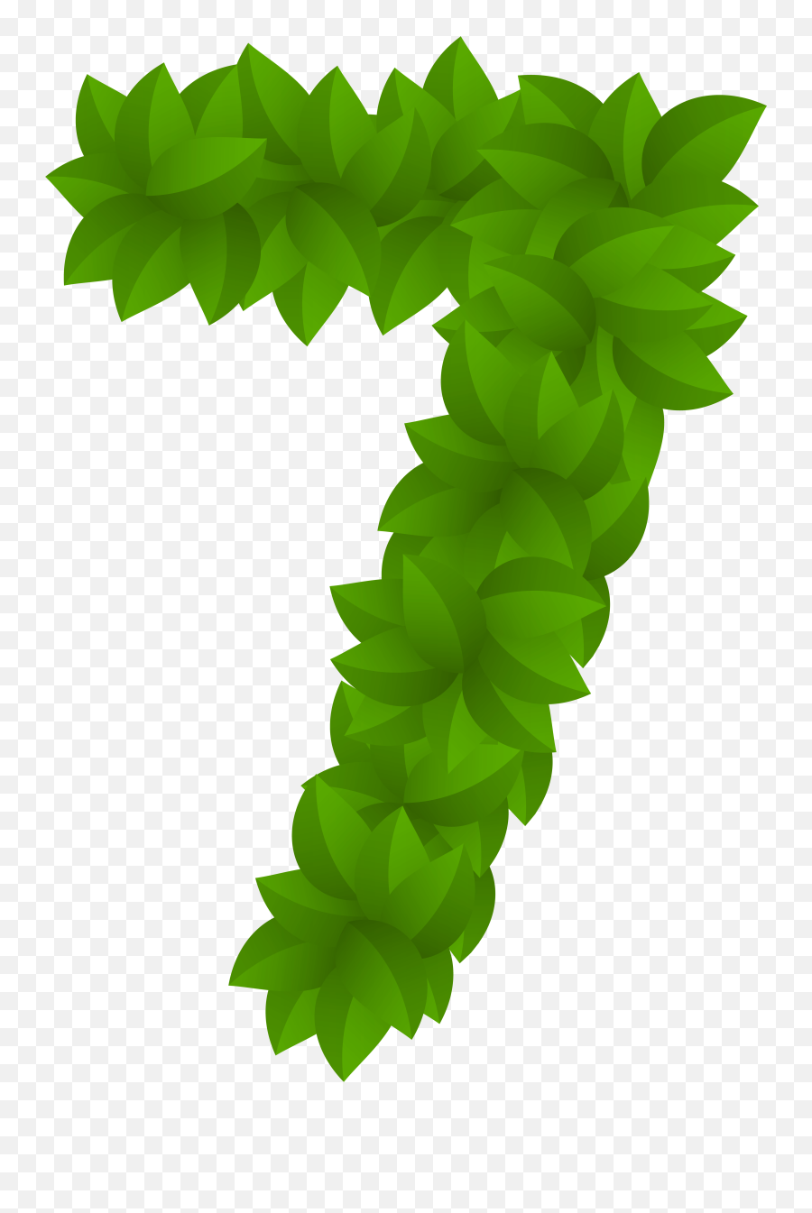 Download Hd Green Christmas Bow Png Transparent Image - Number Seven Green Png,Christmas Bow Png