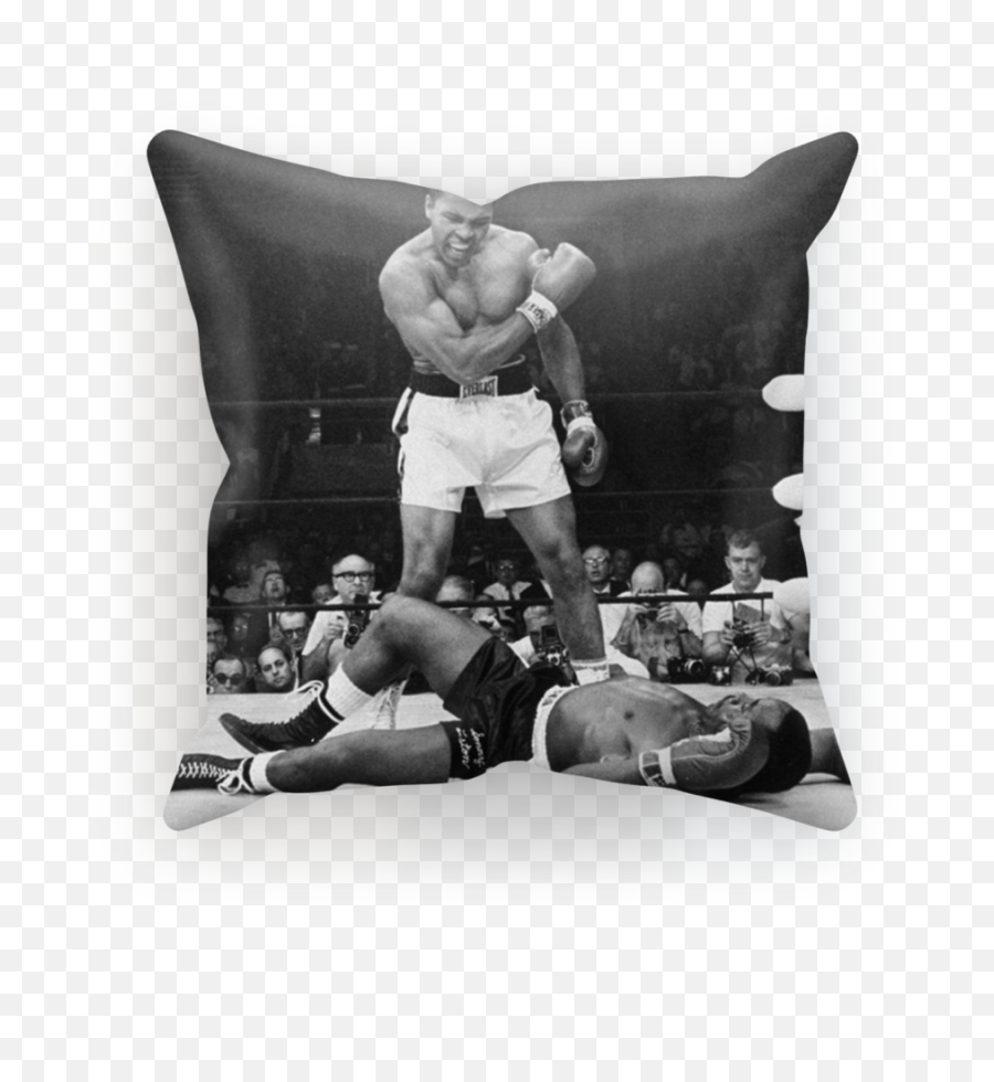Muhammad Ali Sonny Liston Down In Ring Adult T Shirt - Aliu0027s First Minute First Round Png,Knockout Png