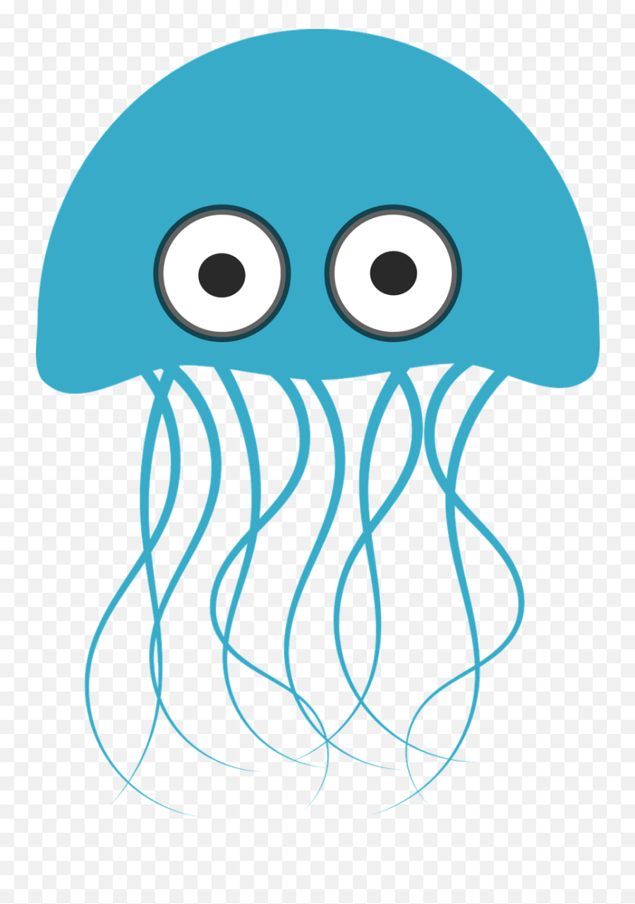 Jelly Fish Are They Edible - Cartoon Jellyfish Transparent Background Png,Jellyfish Transparent Background
