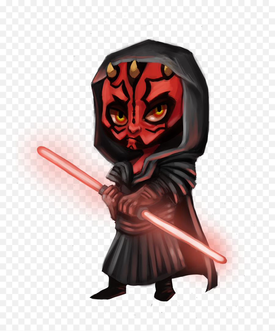 Star Wars Darth Maul Chibi - Star Wars Chibi Darth Maul Png,Darth Maul Png