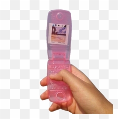 Hd Pretty Pink Princess Flip Phones 1115031 - PNG Aesthetic 90s