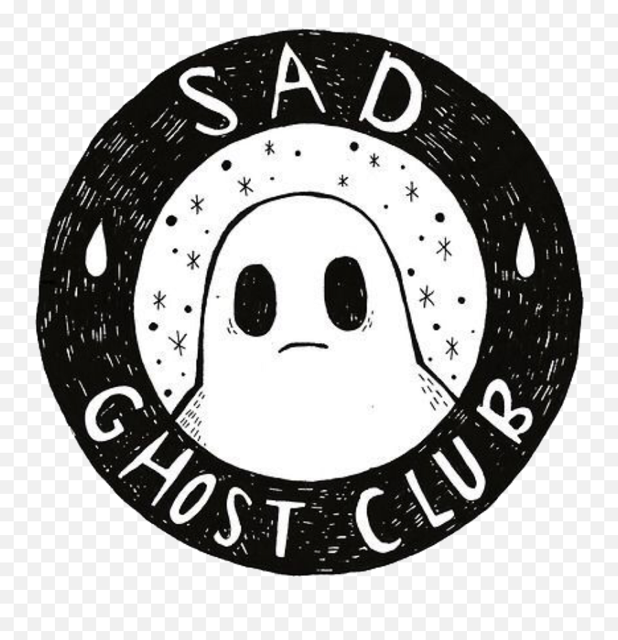 Ghost Clipart Sad Transparent Free - Circle Png,Ghost Transparent