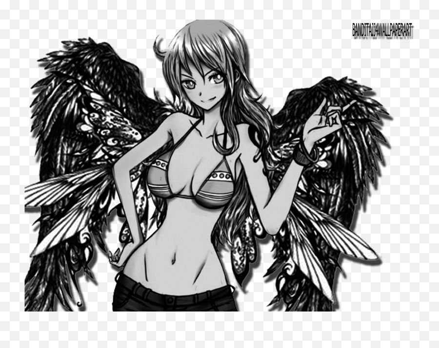Nami One Piece With Angel Wing Png - Nami One Piece,Nami Png