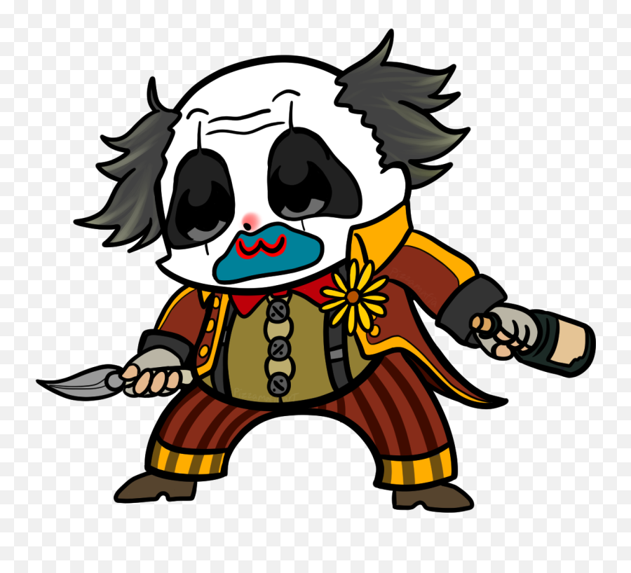 Download Free Png Pop Team Epic Clown - Cartoon,Dead By Daylight Png