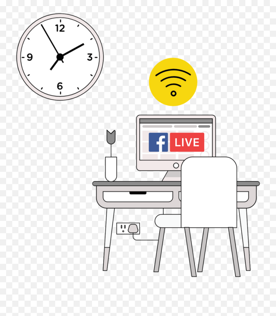 Quick Network Monitoring Fb Live Demos - Wall Clock Png,Facebook Live Png