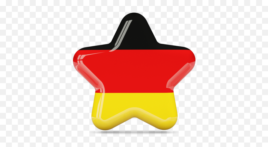 Download Germany Flag In A Star - Full Size Png Image Pngkit German Flag Star,Germany Flag Png