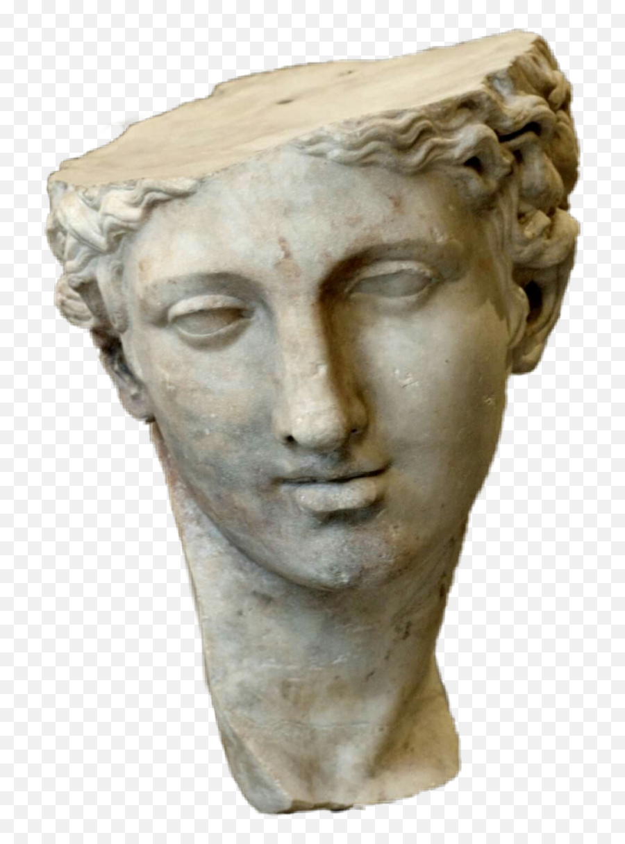 Vaporwave Statue Png - Greek Statue Head Png,Greek Statue Png