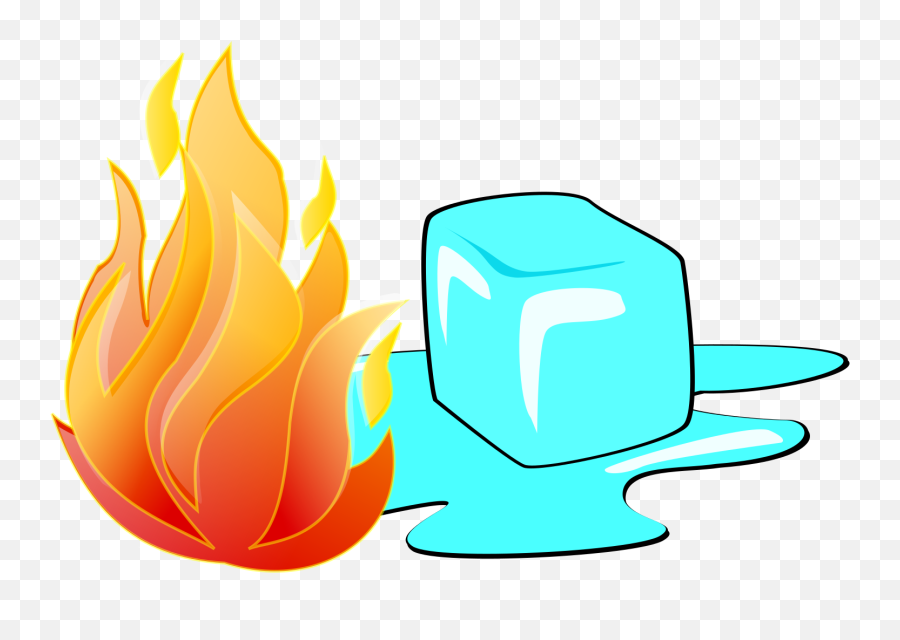 Emoji Fire Png - And Ice Encode To Ice Cubes And Fire Transparent Background Fire Clipart Gif,Fire Emoji Transparent