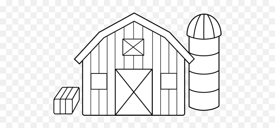 Barn Outline Cliparts Free Download Clip Art Png 2 - Clipartix Barn Clipart Black And White,House Outline Png