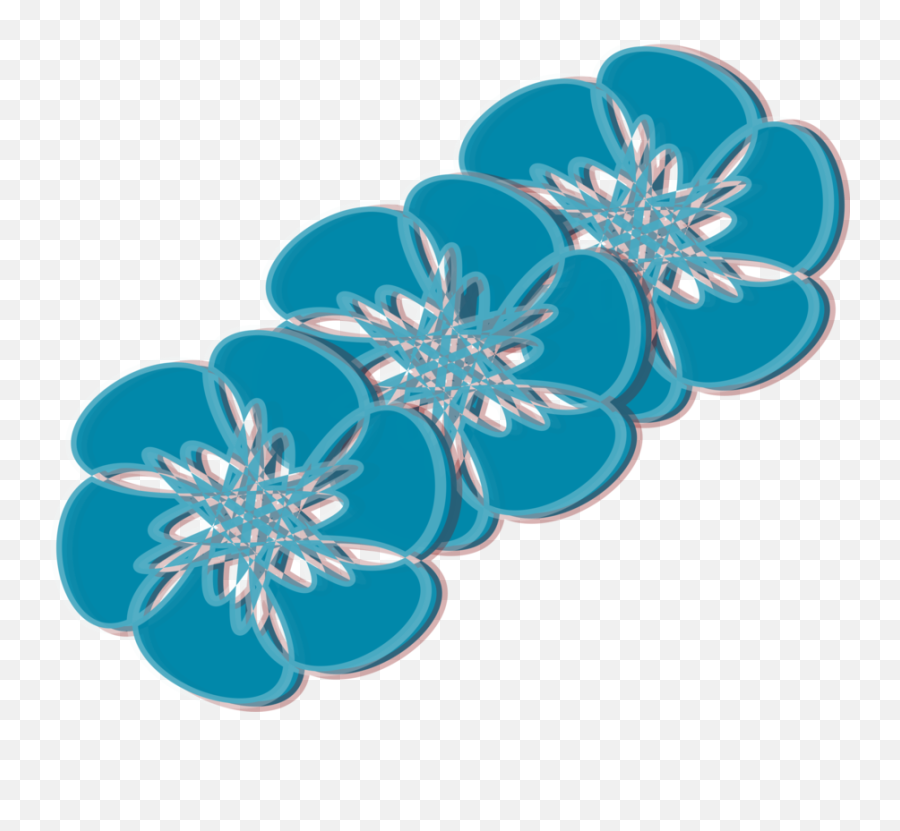 Blueturquoiseflower Png Clipart - Royalty Free Svg Png Clip Art,Blue Flower Png