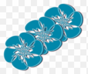 Blueturquoiseflower Png Clipart - Royalty Free Svg Png Clip Art,Blue Flower Png