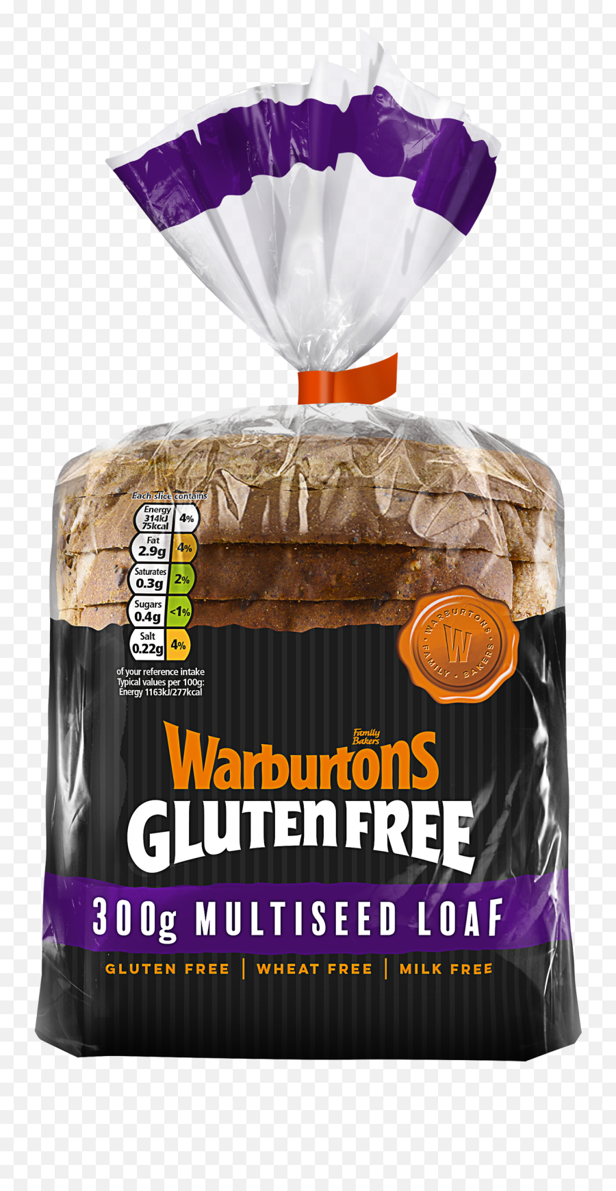Download Warburtons Gluten Free Bread Hd Png - Warburtons Gluten Free Multiseed Loaf,Bread Png