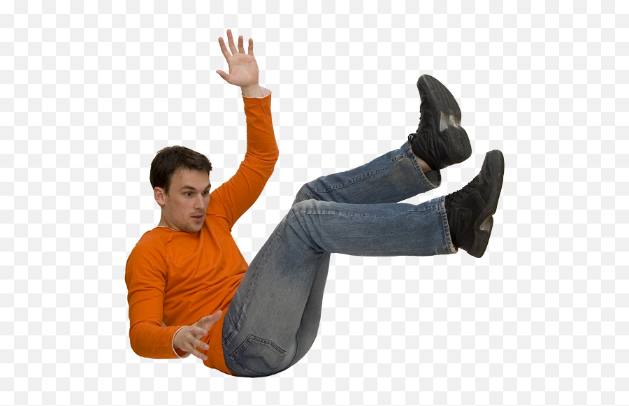 Download Hd Contact Us - Man Falling Transparent Png Image Person On Slide Png,Person Falling Png