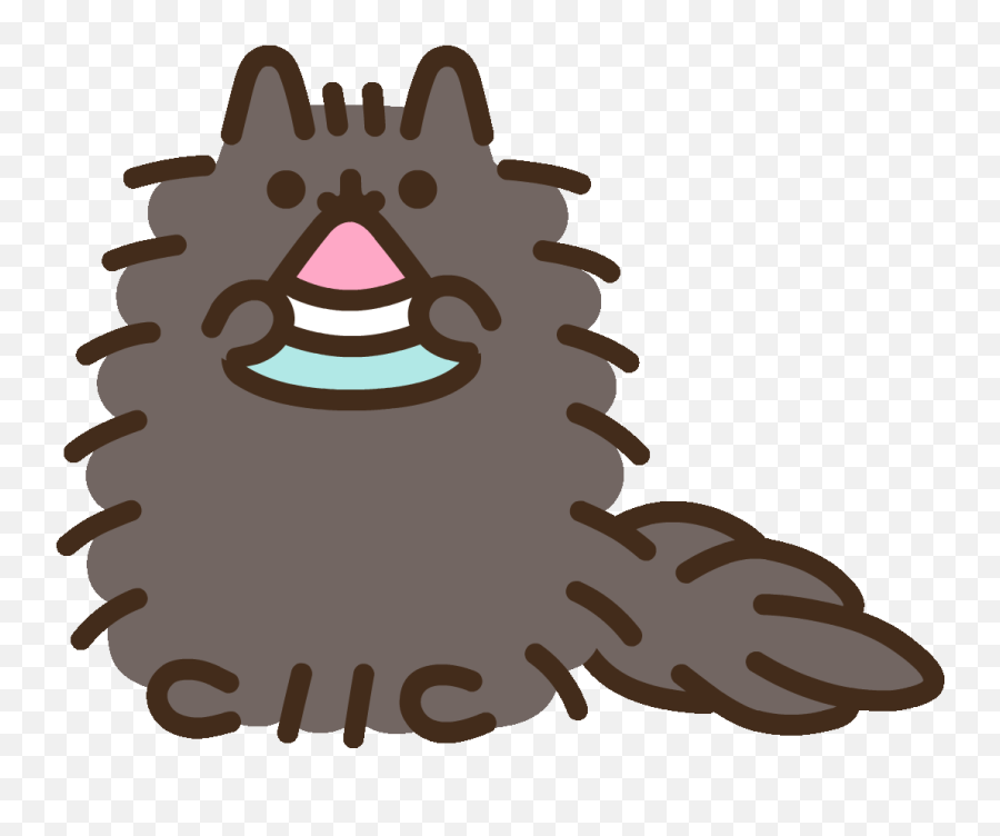 Download Hungry Cat Sticker Pusheen For Ios Android Giphy - Pusheen Stormy And Pip Png,Pusheen Transparent