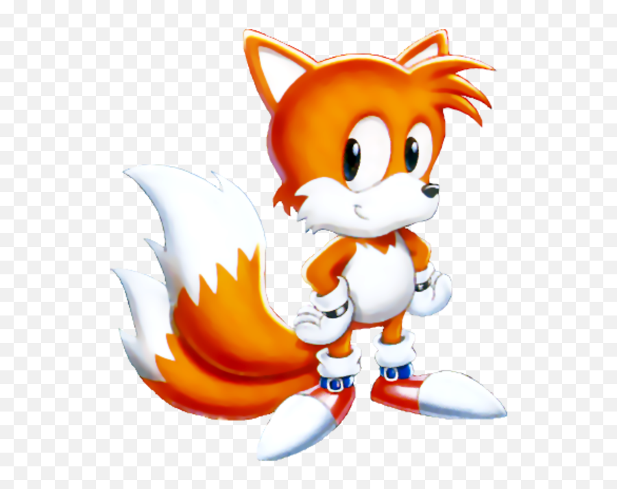 Hd Png Download - Classic Tails Miles Power,And Knuckles Png