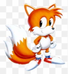 Hd Png Download - Classic Tails Miles Power,And Knuckles Png